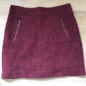 Ann Taylor Loft Mini Tweed Skirt